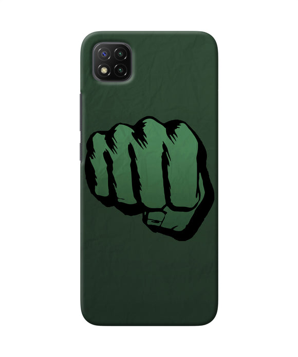 Hulk smash logo Poco C3 Back Cover