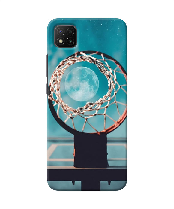 Basket ball moon Poco C3 Back Cover