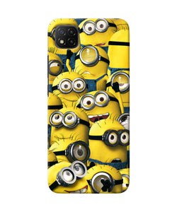 Minions crowd Poco C3 Back Cover