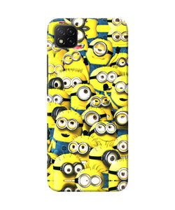 Minions mini crowd Poco C3 Back Cover