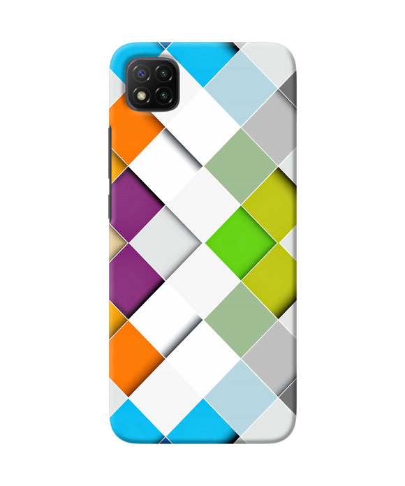 Abstract color box Poco C3 Back Cover