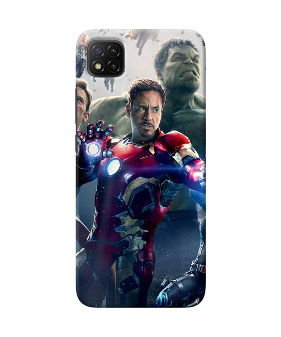 Avengers space poster Poco C3 Back Cover