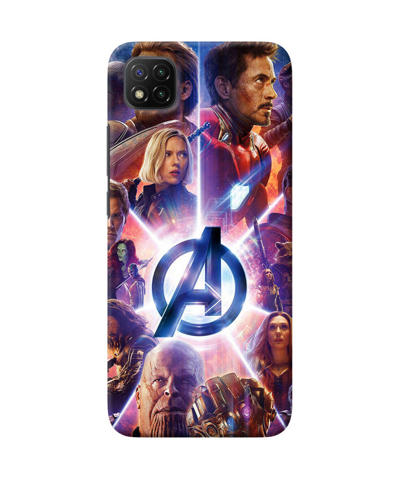 Avengers poster Poco C3 Back Cover