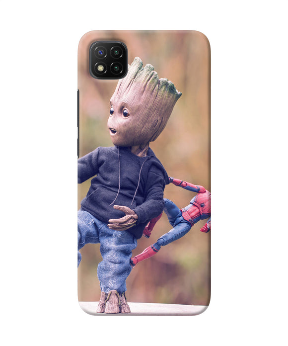 Groot fashion Poco C3 Back Cover