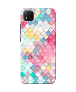 Colorful fish skin Poco C3 Back Cover