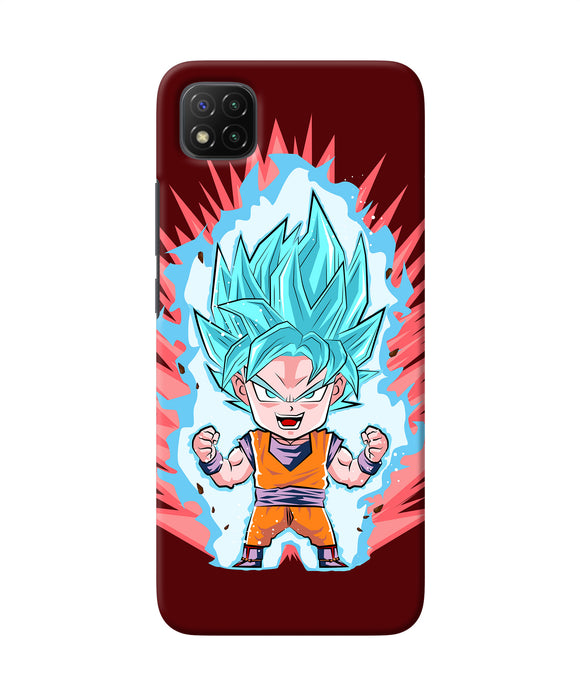 Goku little character Poco C3 Back Cover