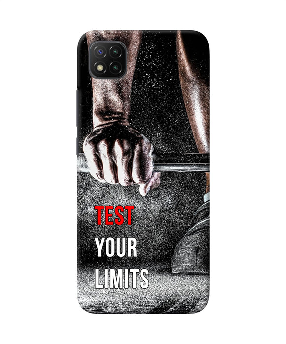 Test your limit quote Poco C3 Back Cover