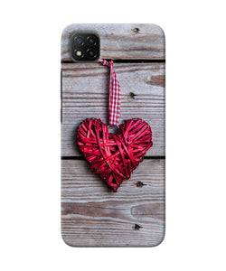 Lace heart Poco C3 Back Cover