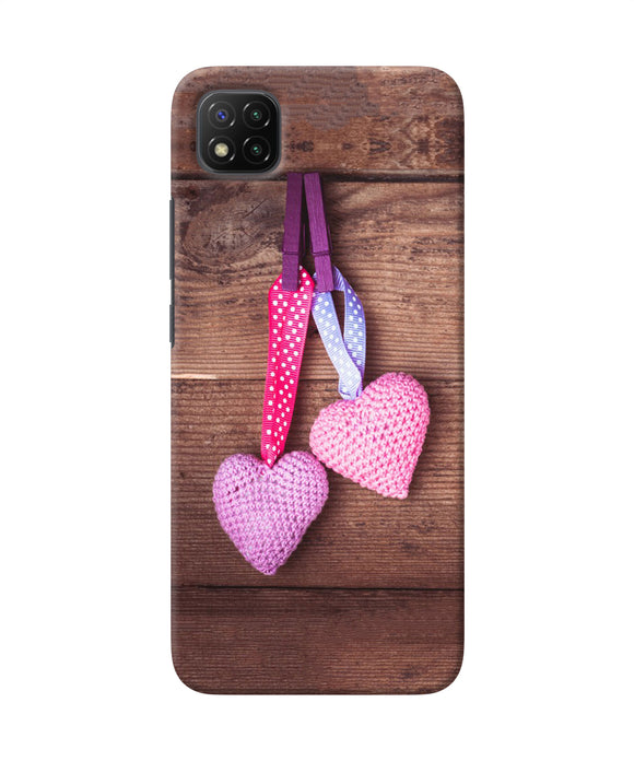 Two gift hearts Poco C3 Back Cover