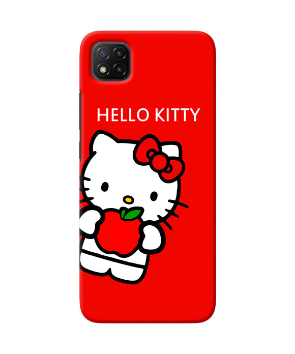 Hello kitty red Poco C3 Back Cover