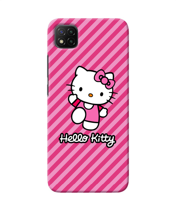 Hello kitty pink Poco C3 Back Cover