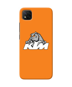 KTM dog logo Poco C3 Back Cover