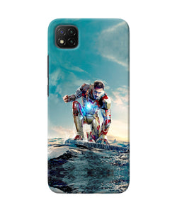 Ironman sea side Poco C3 Back Cover