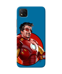 Ironman animate Poco C3 Back Cover