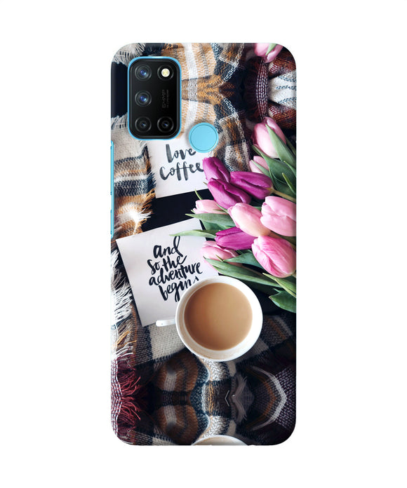 Love Coffee Quotes Realme C17/Realme 7i Back Cover