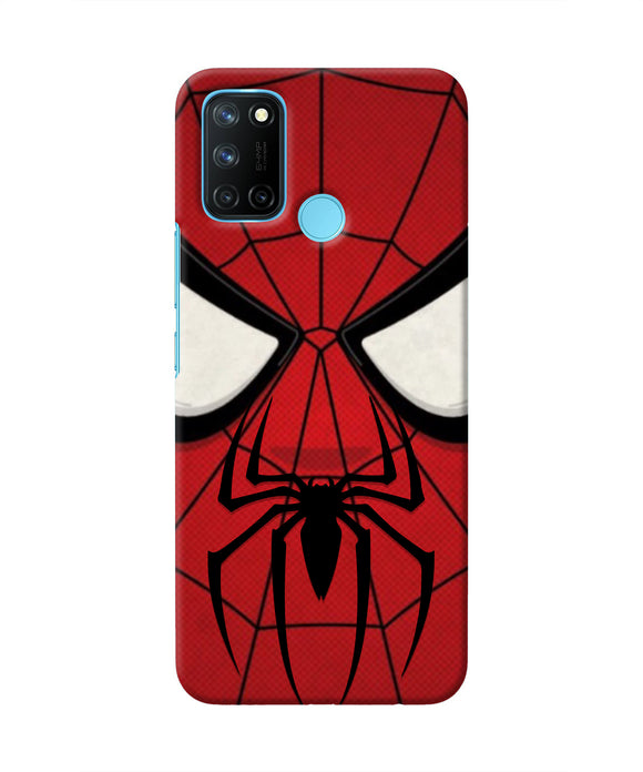 Spiderman Face Realme C17/Realme 7i Real 4D Back Cover