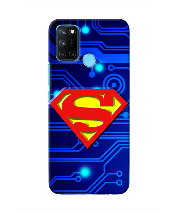 Superman Abstract Realme C17/Realme 7i Real 4D Back Cover