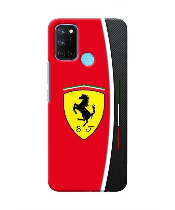 Ferrari Abstract Realme C17/Realme 7i Real 4D Back Cover