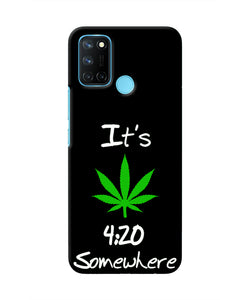 Weed Quote Realme C17/Realme 7i Real 4D Back Cover