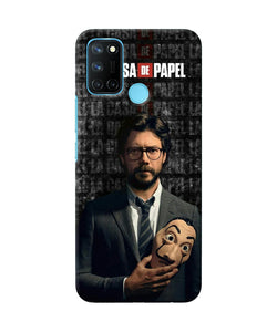 Money Heist Professor with Mask Realme C17/Realme 7i Back Cover