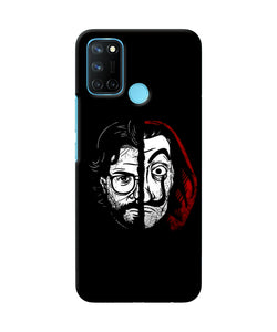 Money Heist Professor Mask Sketch Realme C17/Realme 7i Back Cover