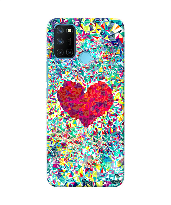 Red heart print Realme C17/Realme 7i Back Cover