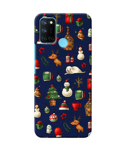 Canvas christmas print Realme C17/Realme 7i Back Cover