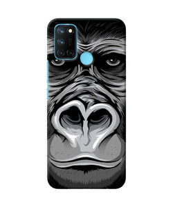 Black chimpanzee Realme C17/Realme 7i Back Cover