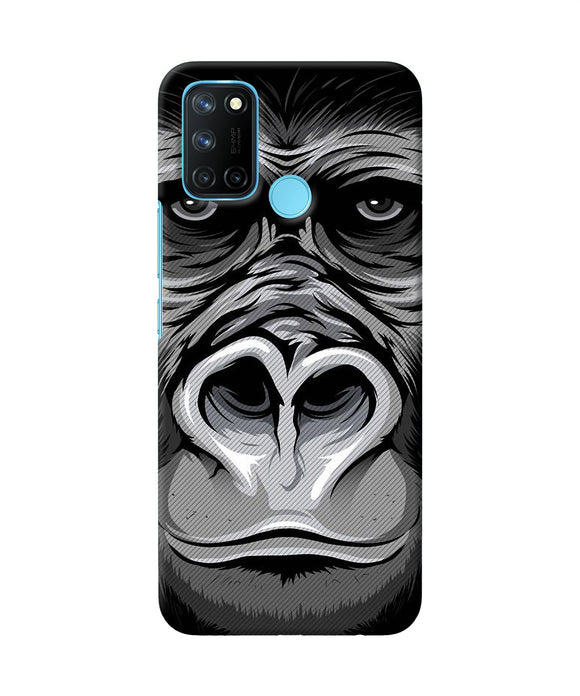 Black chimpanzee Realme C17/Realme 7i Back Cover