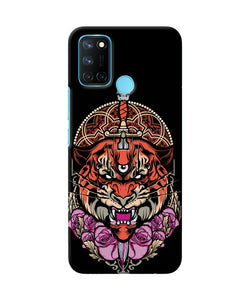 Abstract tiger Realme C17/Realme 7i Back Cover