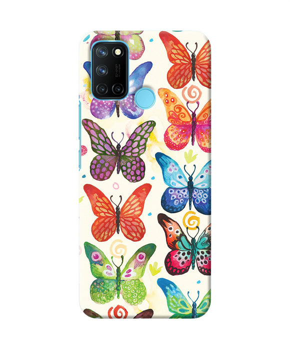 Abstract butterfly print Realme C17/Realme 7i Back Cover