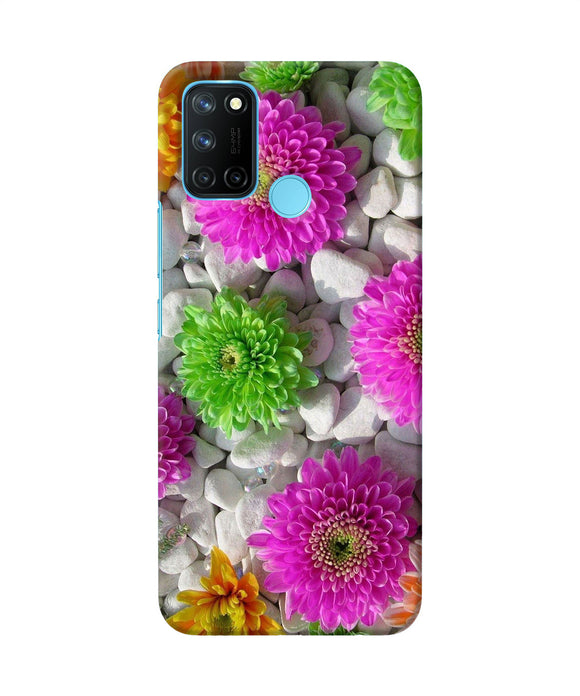 Natural flower stones Realme C17/Realme 7i Back Cover