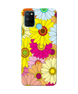 Abstract colorful flowers Realme C17/Realme 7i Back Cover