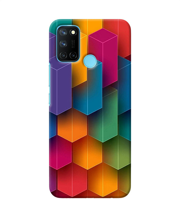 Abstract rectangle print Realme C17/Realme 7i Back Cover