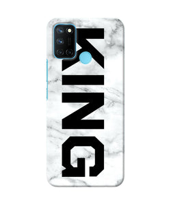 King marble text Realme C17/Realme 7i Back Cover