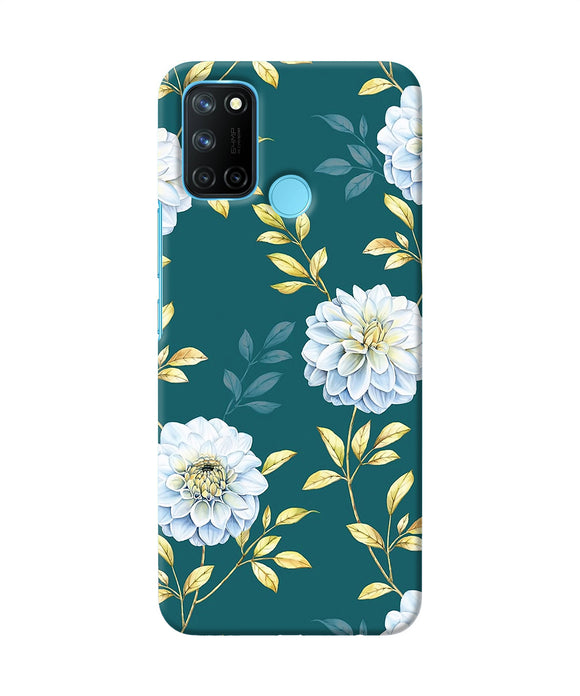 Flower canvas Realme C17/Realme 7i Back Cover