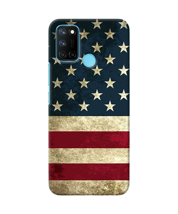 Vintage US flag Realme C17/Realme 7i Back Cover