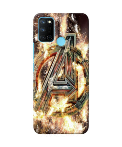 Avengers burning logo Realme C17/Realme 7i Back Cover