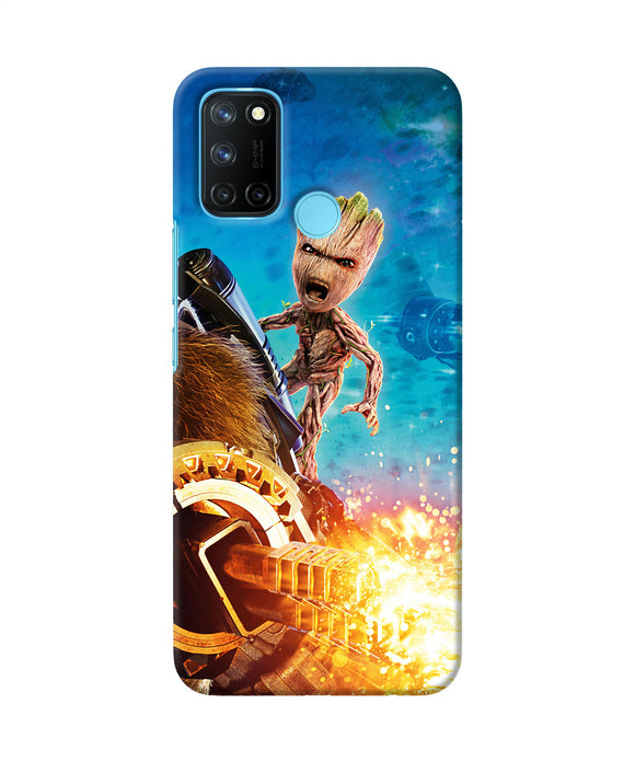 Groot angry Realme C17/Realme 7i Back Cover