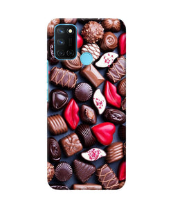 Valentine special chocolates Realme C17/Realme 7i Back Cover