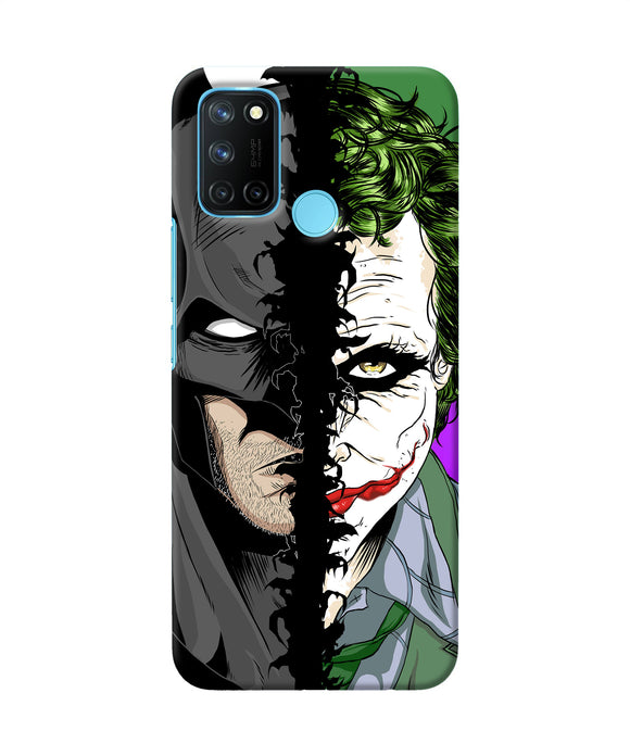 Batman vs joker half face Realme C17/Realme 7i Back Cover