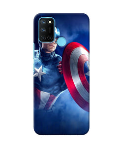 Captain america on sky Realme C17/Realme 7i Back Cover