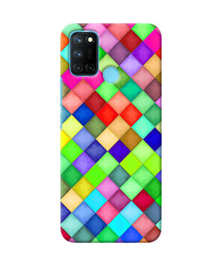 Abstract colorful squares Realme C17/Realme 7i Back Cover