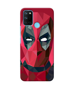 Abstract deadpool full mask Realme C17/Realme 7i Back Cover