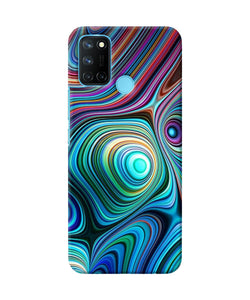 Abstract coloful waves Realme C17/Realme 7i Back Cover