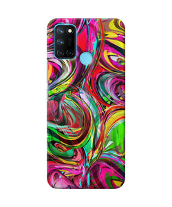 Abstract colorful ink Realme C17/Realme 7i Back Cover