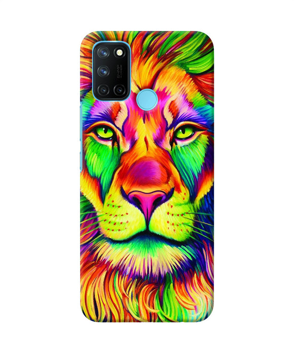 Lion color poster Realme C17/Realme 7i Back Cover