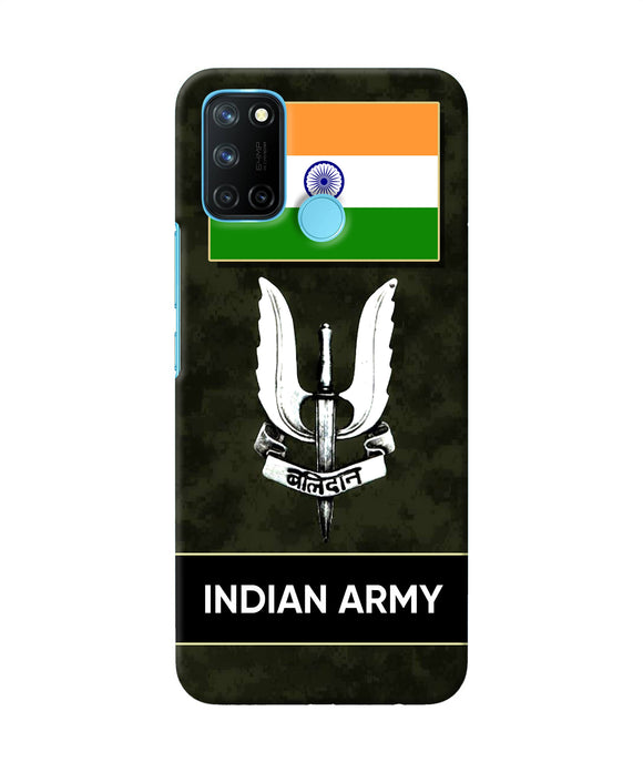 Indian flag balidan logo Realme C17/Realme 7i Back Cover