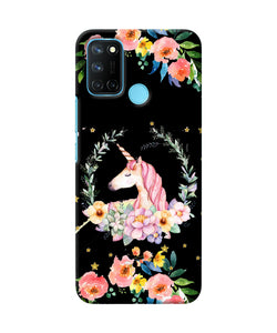 Unicorn flower Realme C17/Realme 7i Back Cover