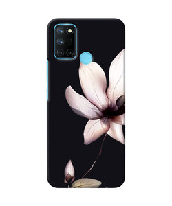 Flower white Realme C17/Realme 7i Back Cover